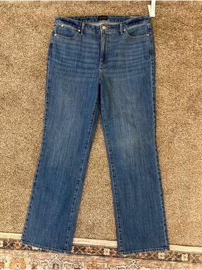Talbots Medium Blue Straight-Leg Jeans